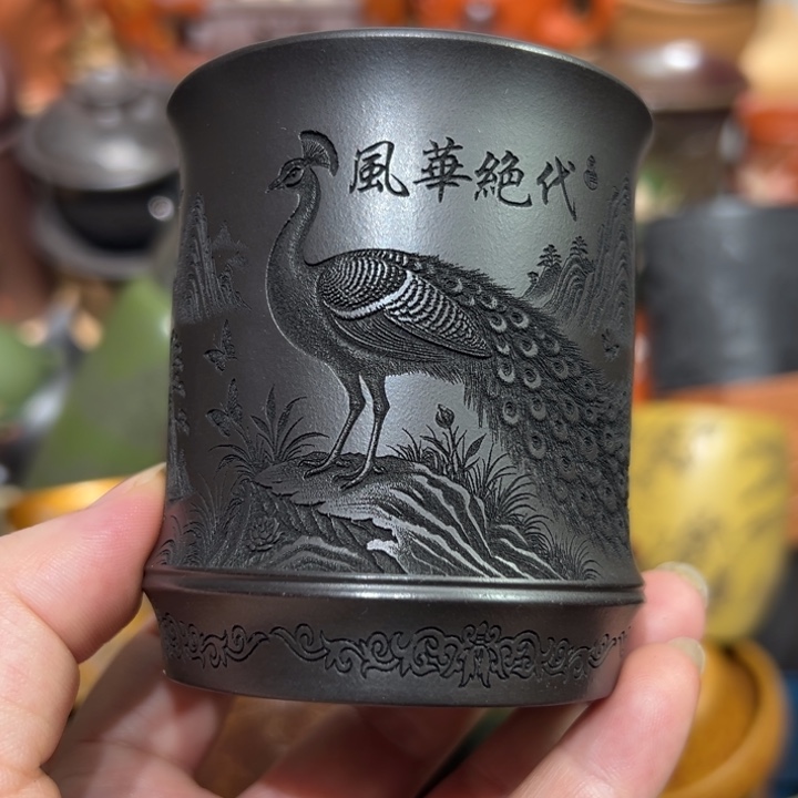 茶杯紫砂宜兴紫砂主人杯
