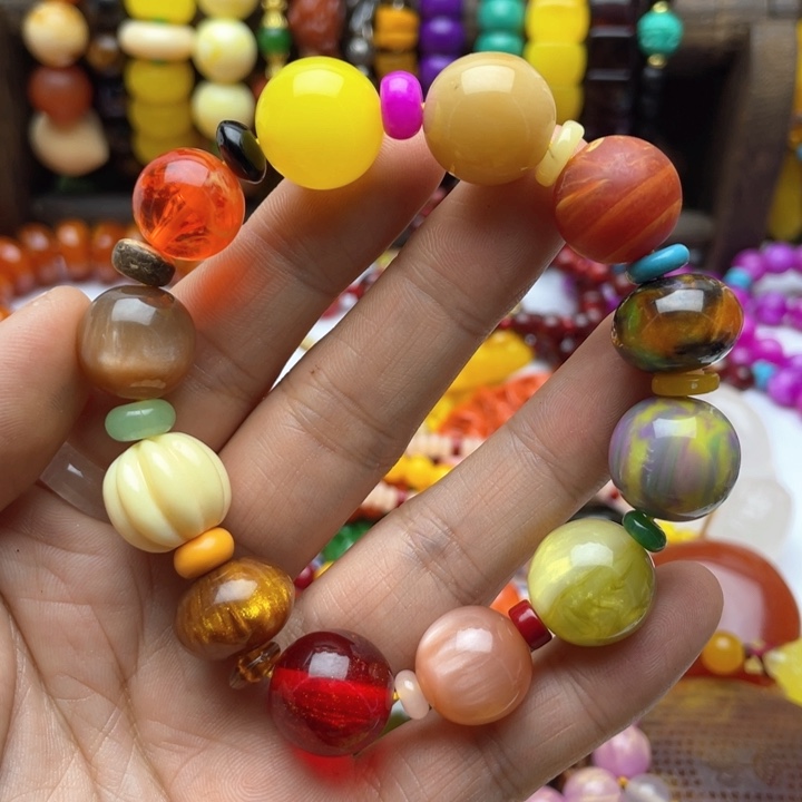 树脂制品10号彩色手串