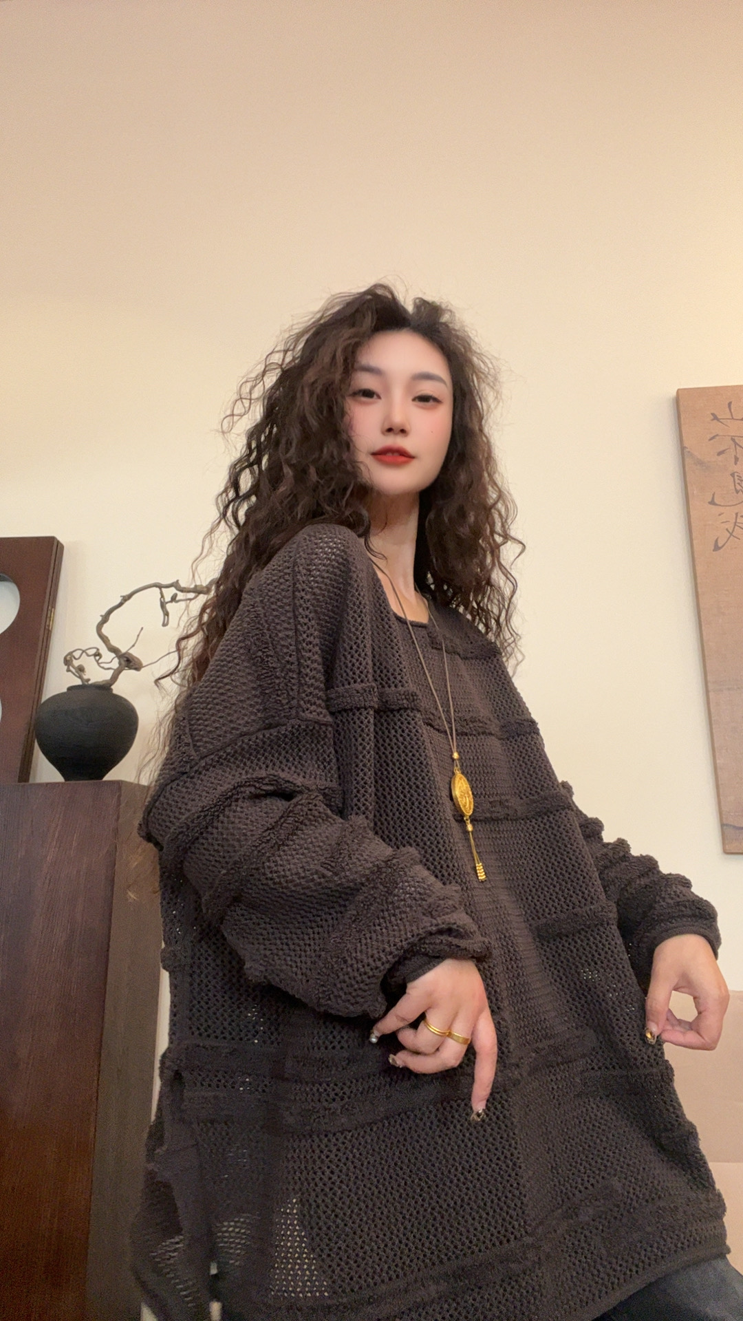 museguhui/木色古汇1888#设计感气质百搭时尚休闲慵懒风上衣