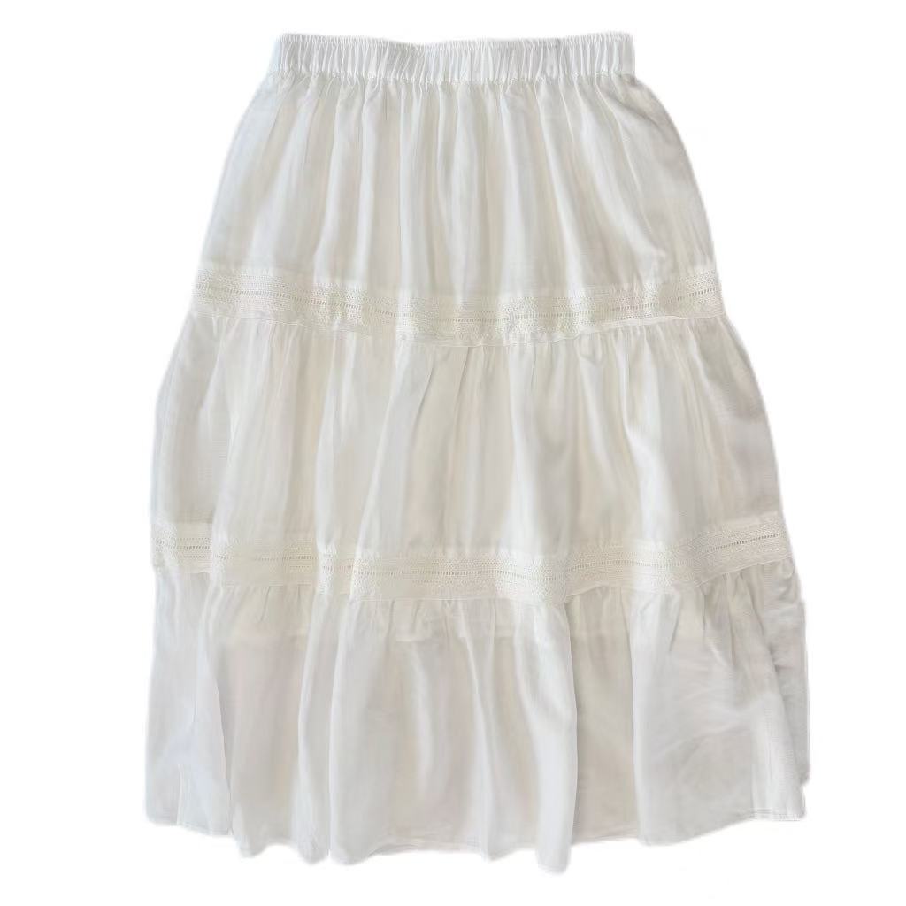 SENSE 25年  亚麻天丝A字半身裙