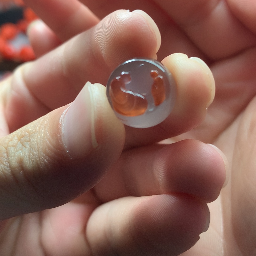 南红玛瑙1未镶嵌悟道珠