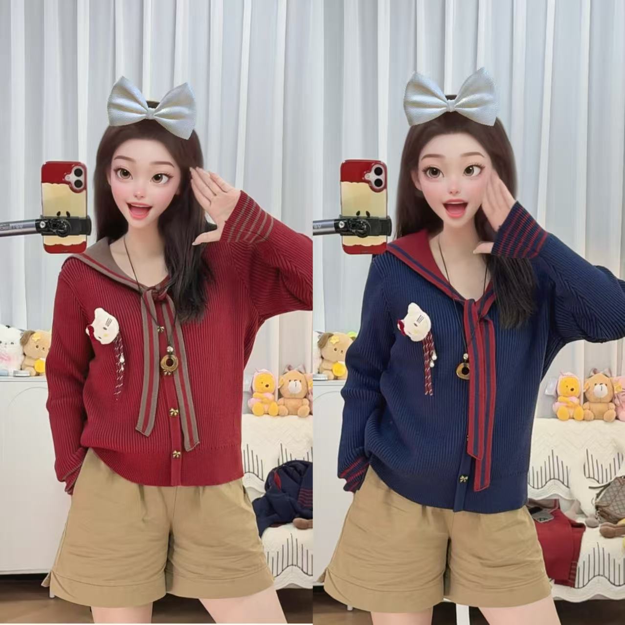 秋季新款针织毛衣女2025大码胖mm气质百搭微胖梨形显瘦穿搭上衣