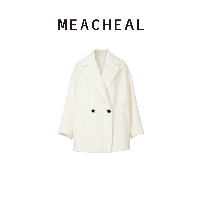 【新品发售】MEACHEAL米茜尔白色短大衣961466618011
