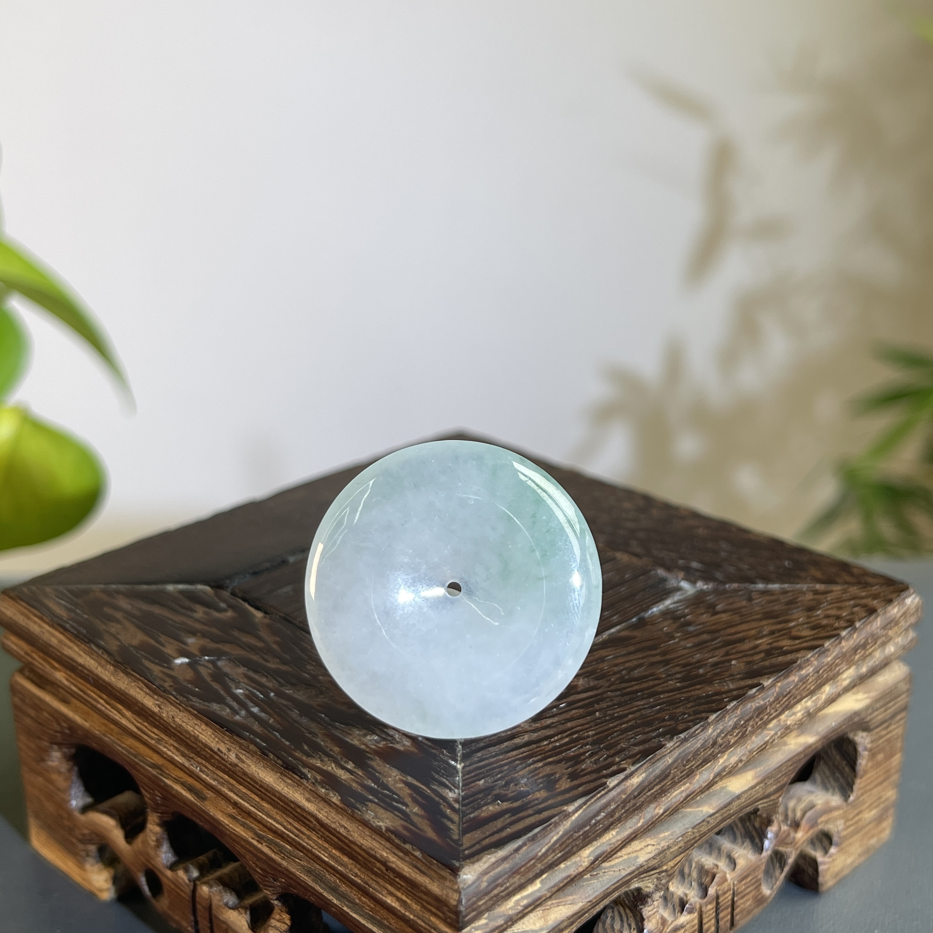 JCA25-75  天然缅甸A货翡翠 平安扣