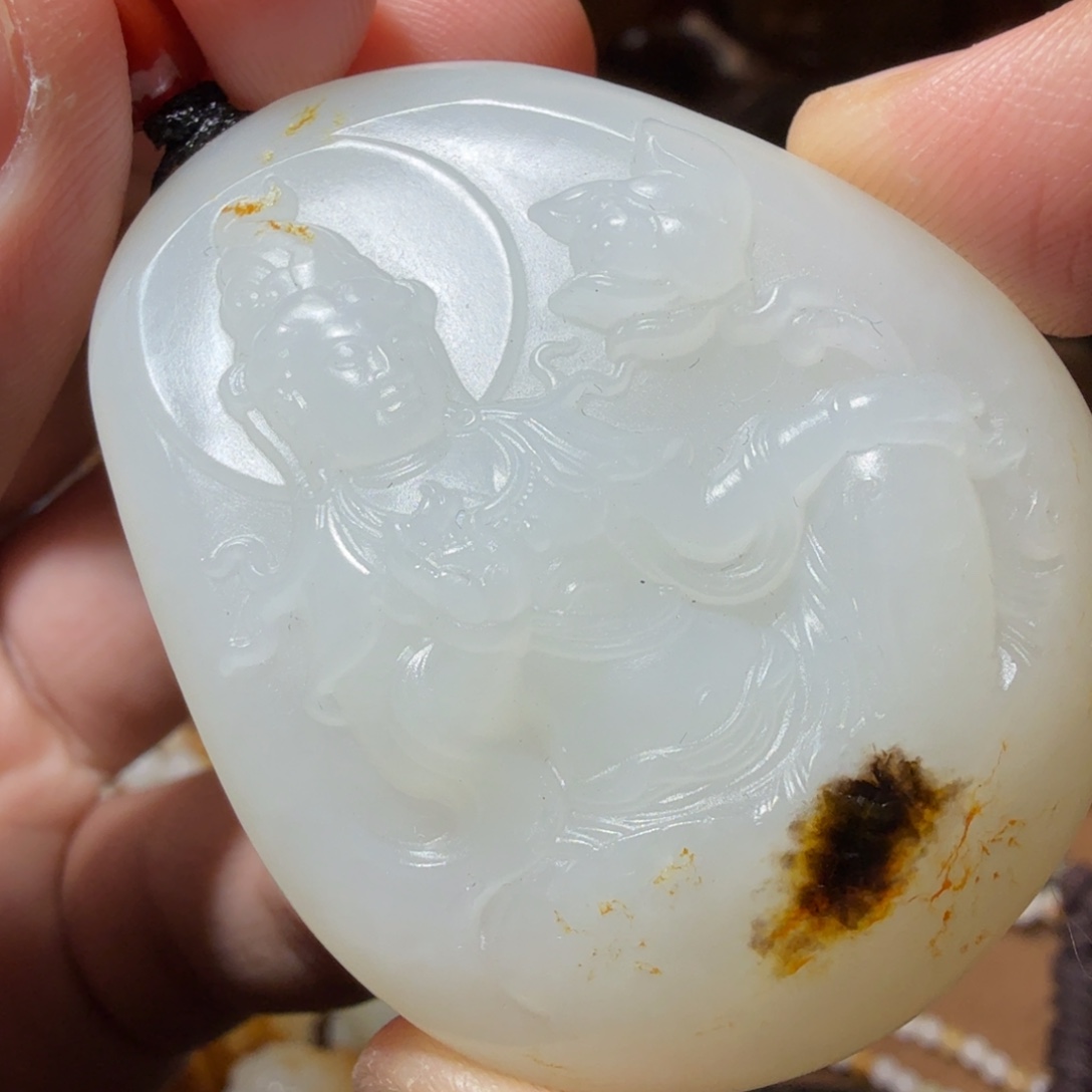 孤***者和田玉未镶嵌笔搁