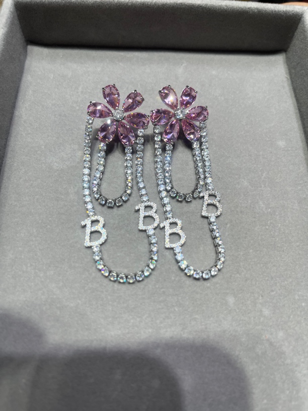 钛钢锆石耳饰 BELLE BIANCA 重工轻奢气质耳饰耳环耳钉