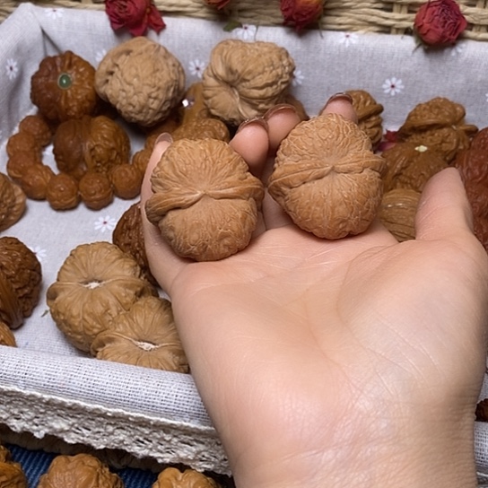 文玩核桃把件39.5尺无修元宝