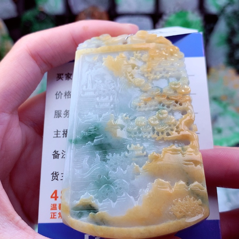 【闪购商品】翡翠颈饰未镶嵌挂件