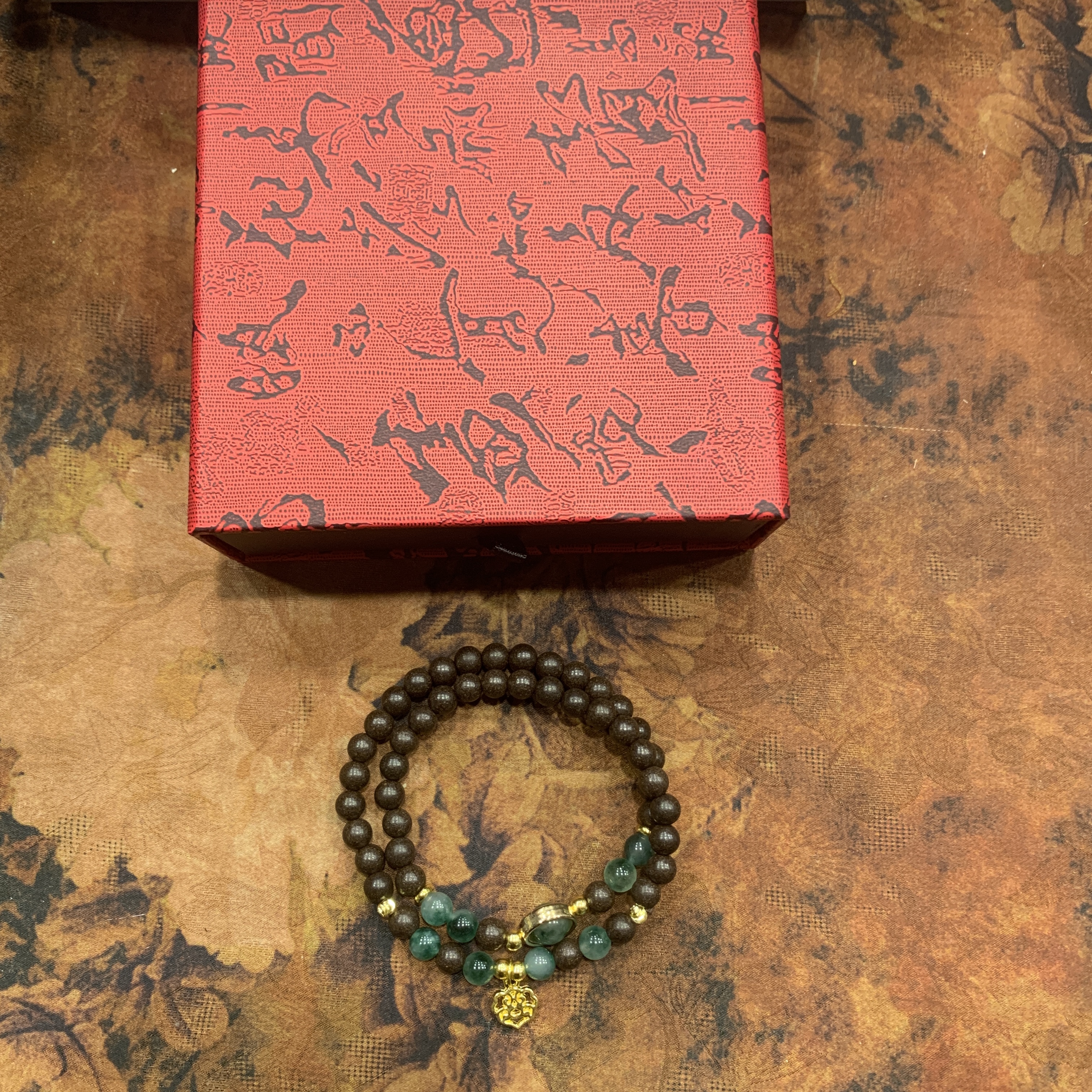 S1129-合香珠双圈+盒子