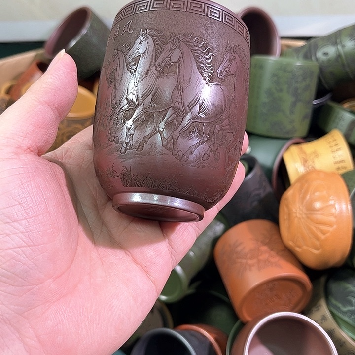 茶杯紫砂全手工紫砂主人杯