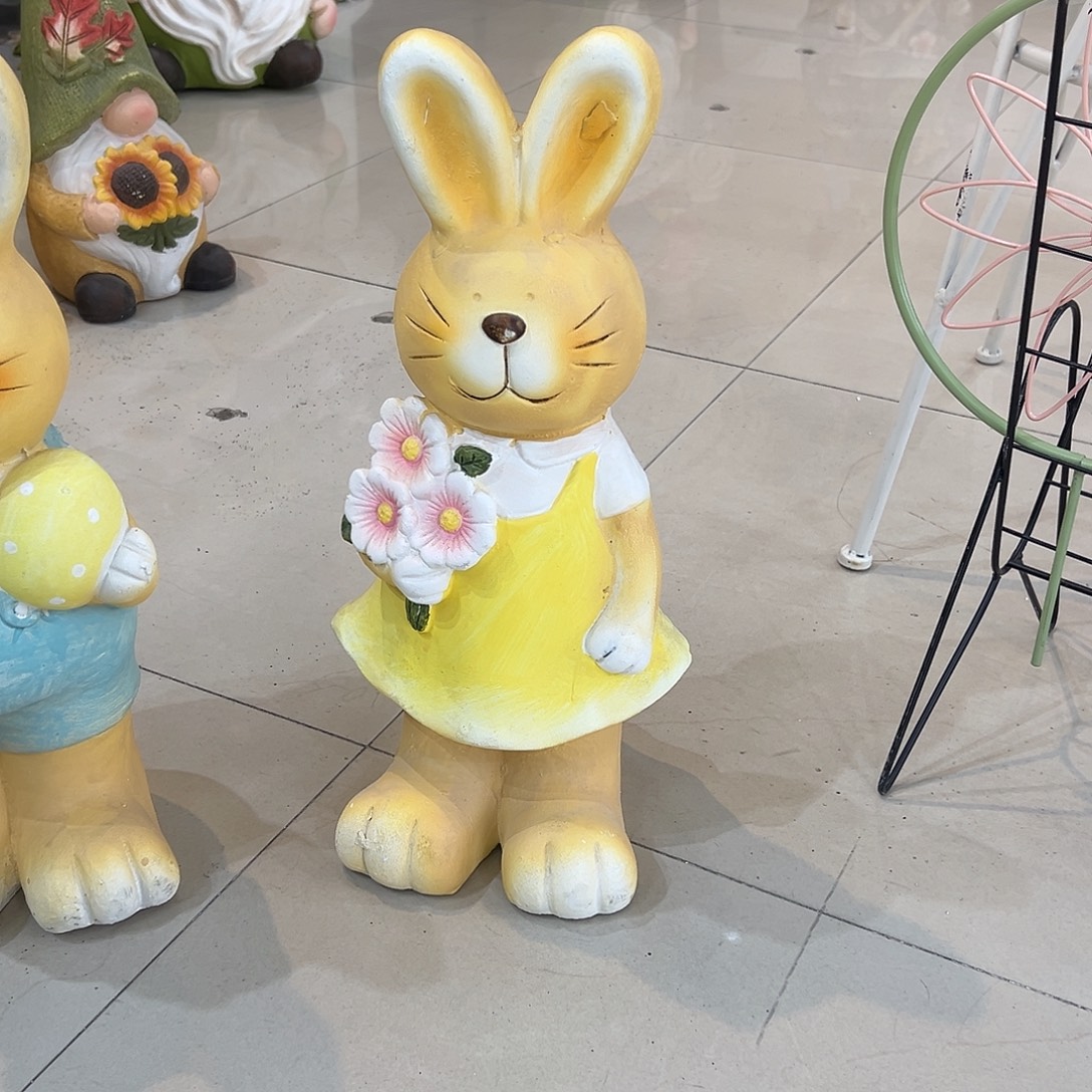 花园摆件红红火火微瑕