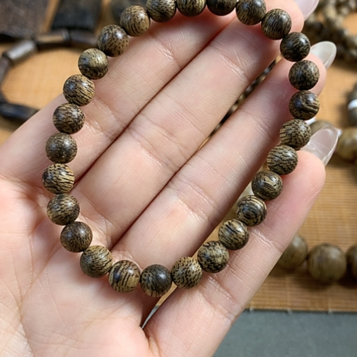 【闪购商品】沉香手串菩萨棋0.7，沉水4.9克