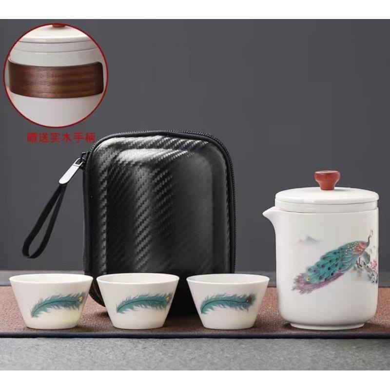 C924孔雀三杯快客旅行套