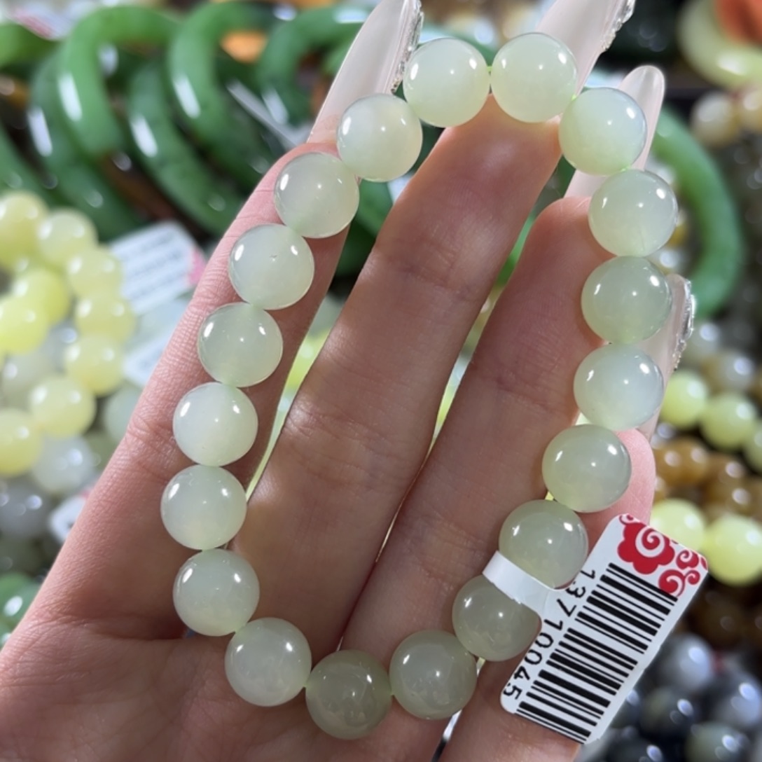 和田玉未镶嵌手链215