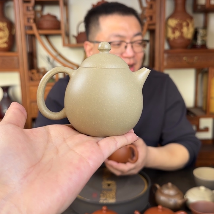 紫砂茶壶朋*本绿 龙蛋
