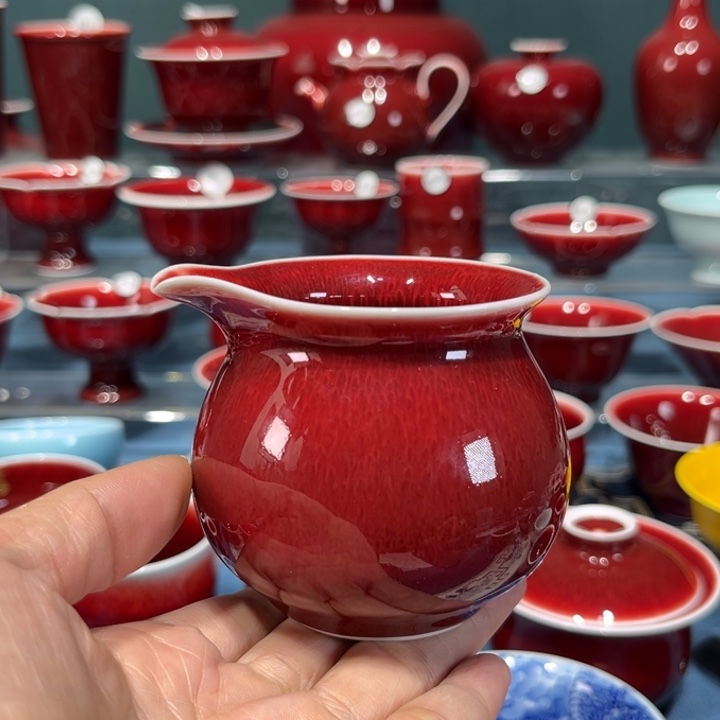 景德镇浅行窑公道杯