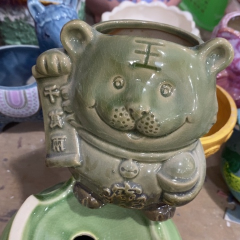 绿色老虎31311331陶瓷