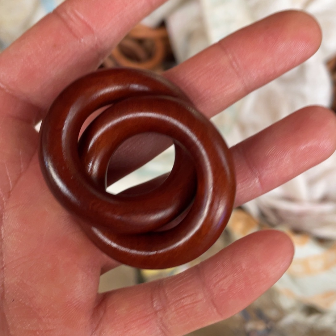 枣木?**?枣木老料25乾坤圈