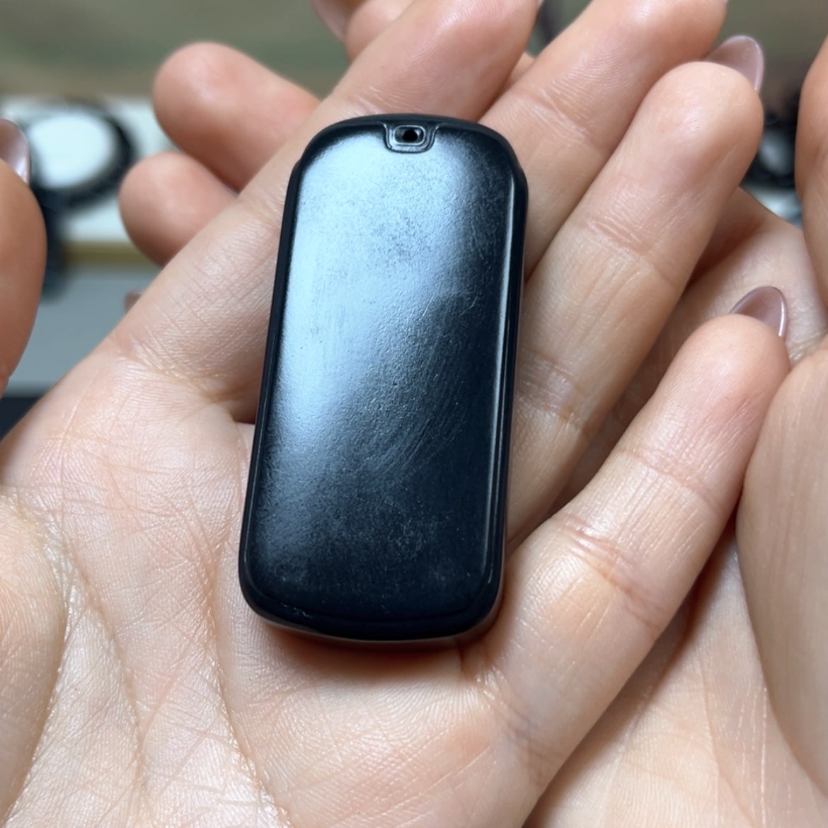 【闪购商品】和田玉（墨玉）25左右面包高羊脂50克左右未镶嵌