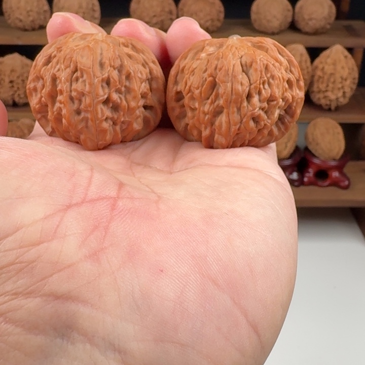 嘉***运手串文玩核桃磨盘43/39/34