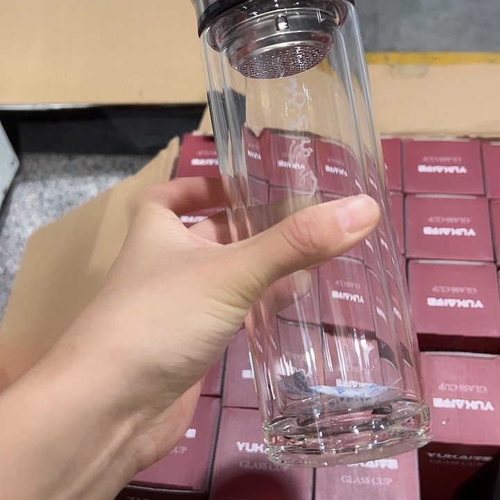 宇剀玻璃杯360360360本色玻璃杯高三流水