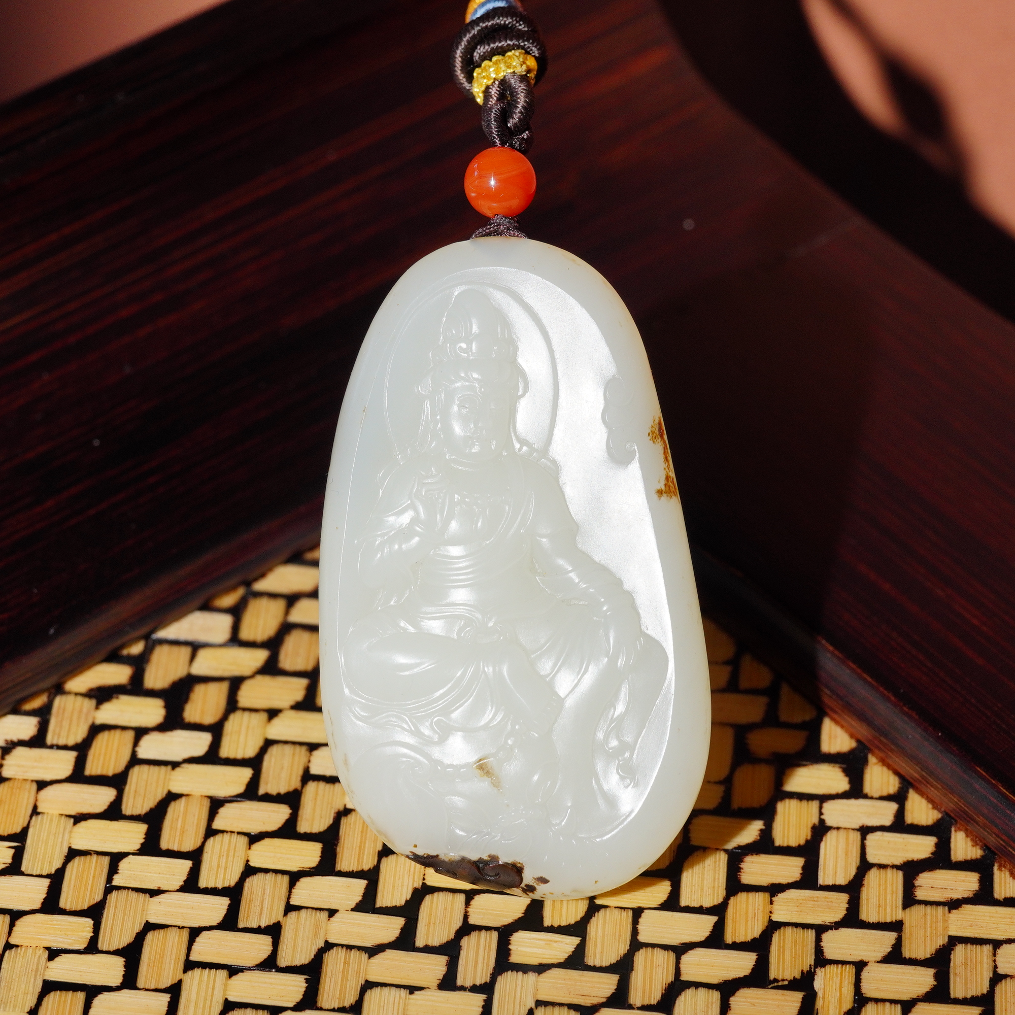 【小周严选】和田玉普贤菩萨