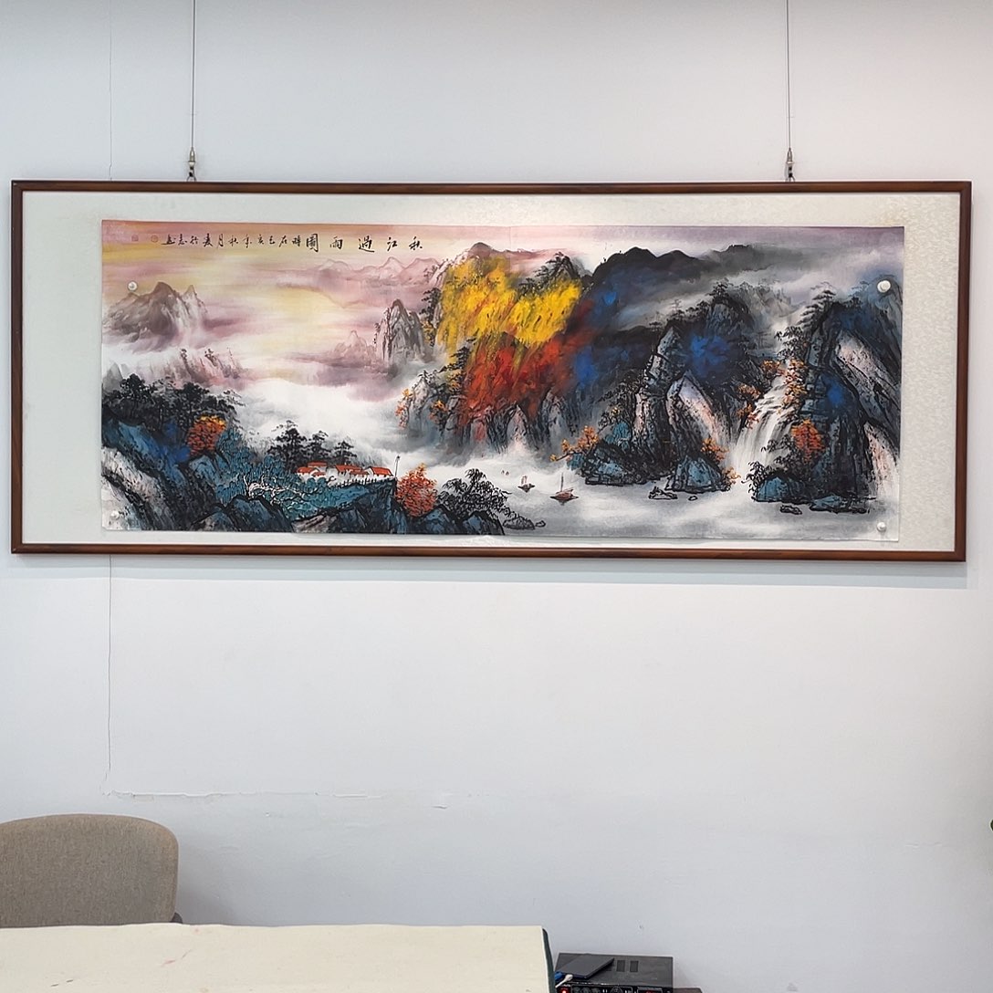 国画凌行志手绘作品