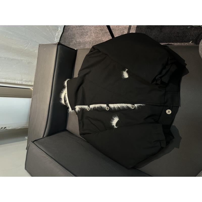 Z302【栗丽子专属】美式休闲不规则交襟大翻领冬季保暖棉服外套