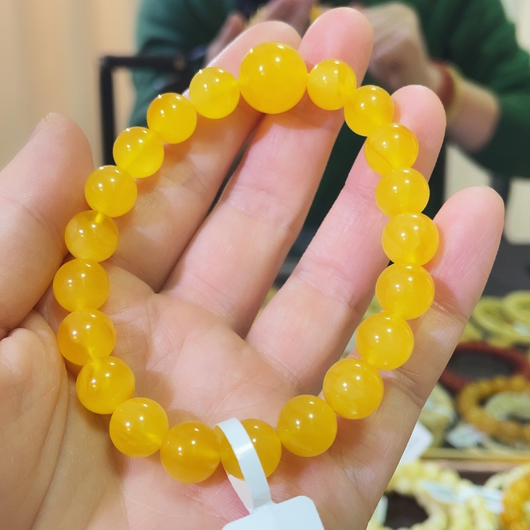 琥珀未镶嵌手链11.3g