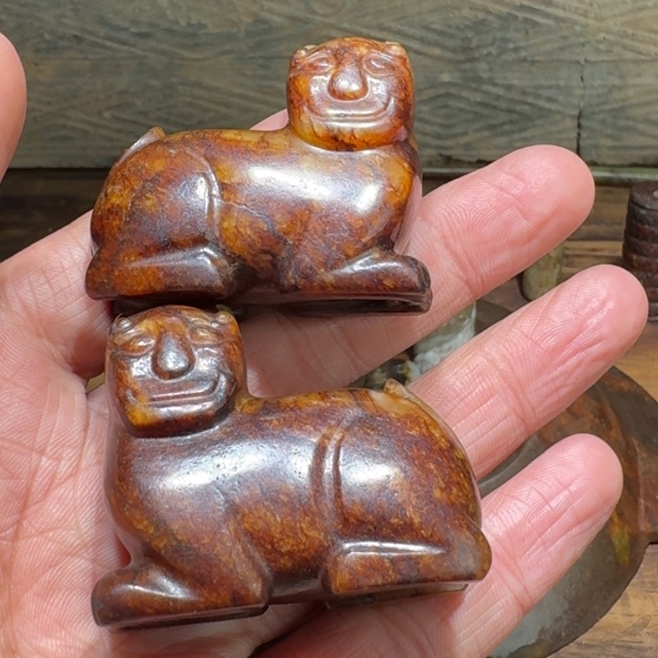 和田玉挂件未镶嵌洪*