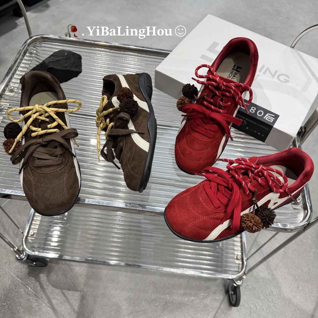 YBLH | 25秋冬·磨砂牛皮松果·德训鞋199-11