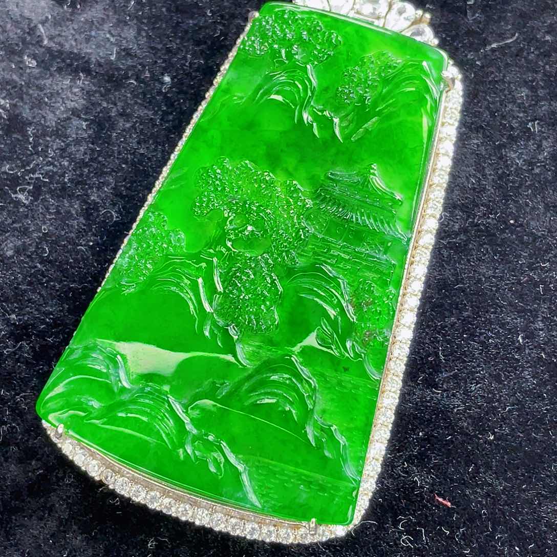 翡翠吊坠(不含链)未镶嵌