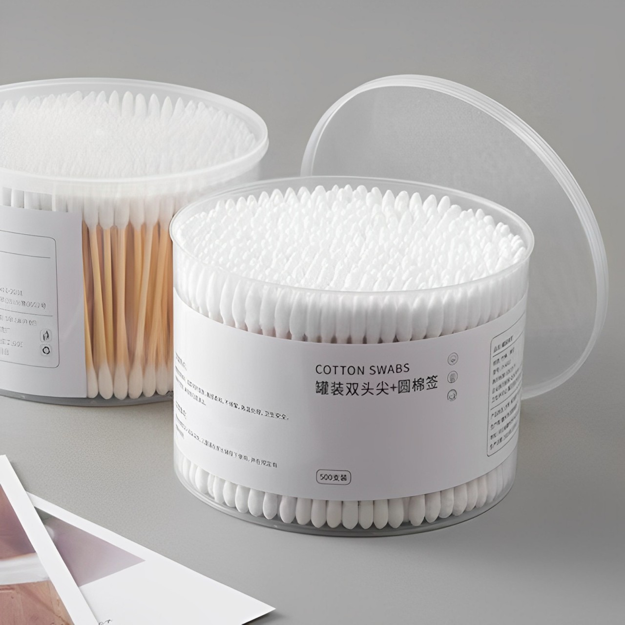 【新人福利】一次性棉签掏耳朵清洁双头棉签棒化妆棉棒棉球尖头家用