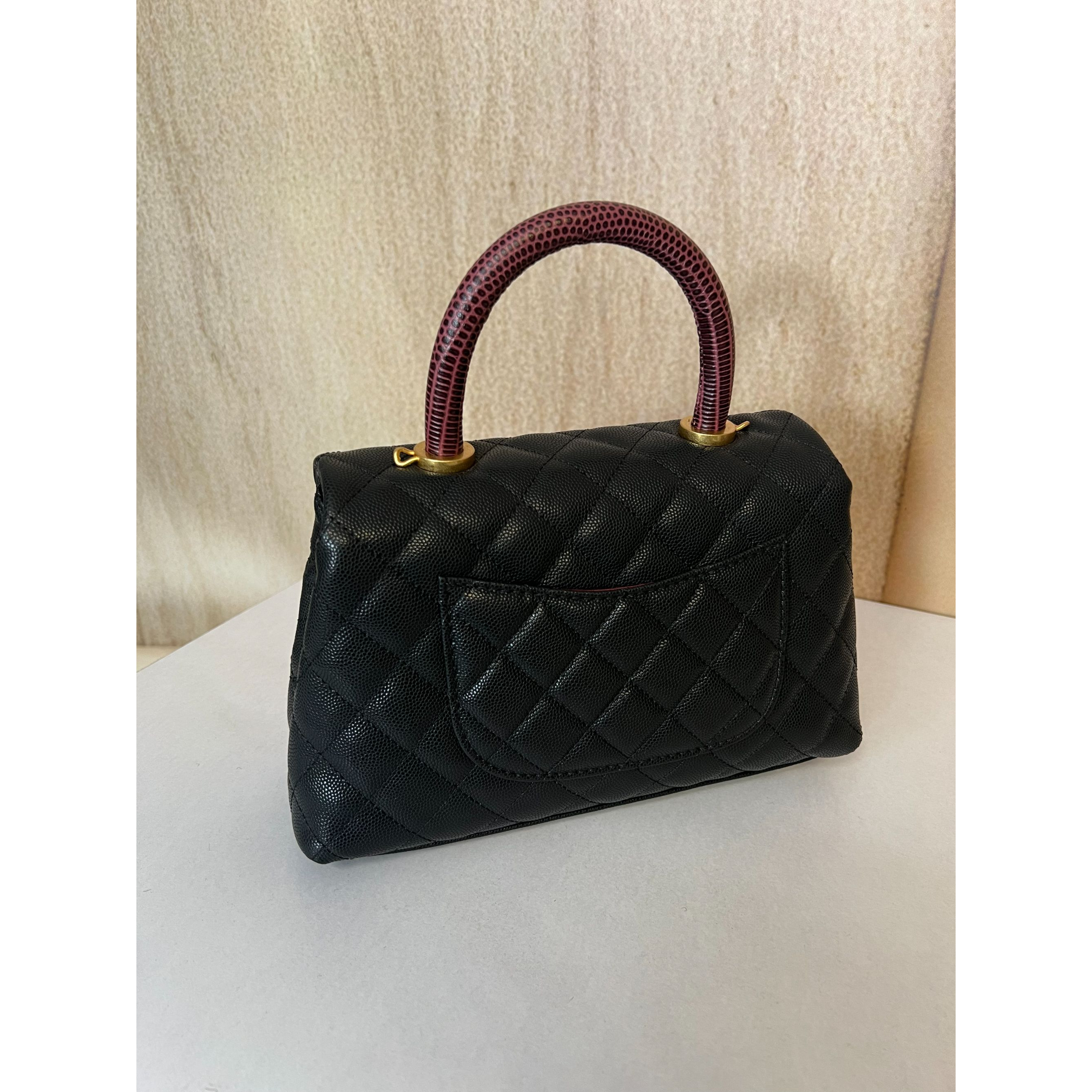 TOLEX2025新款手工时尚百搭红豆水管女包黑色