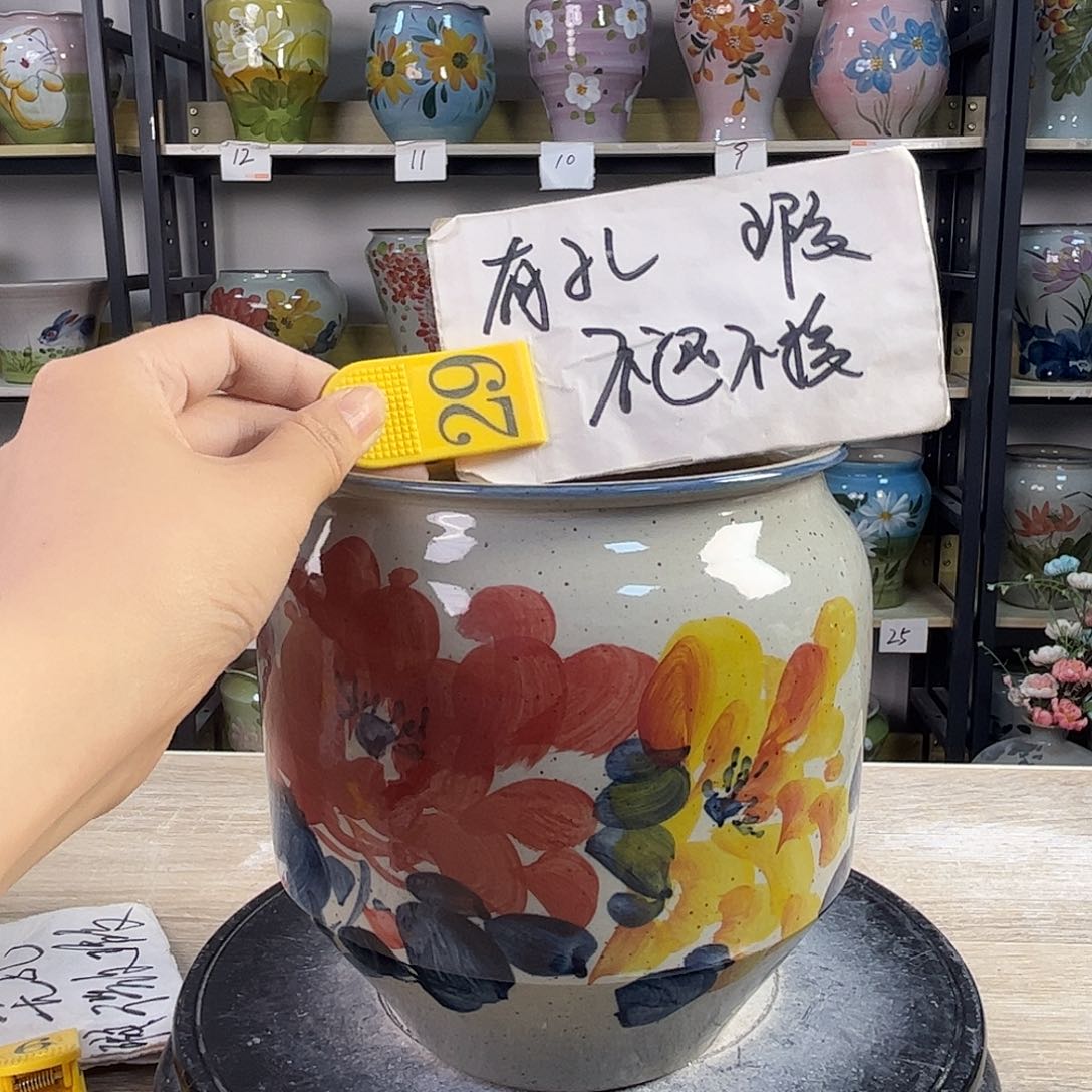 罐1tc景德镇陶瓷花盆