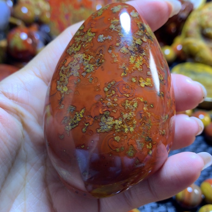 玛瑙/玉髓战国红手把未镶嵌