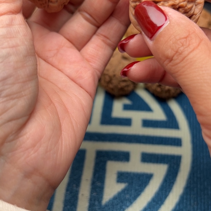 吊坠桃核文玩莲花38