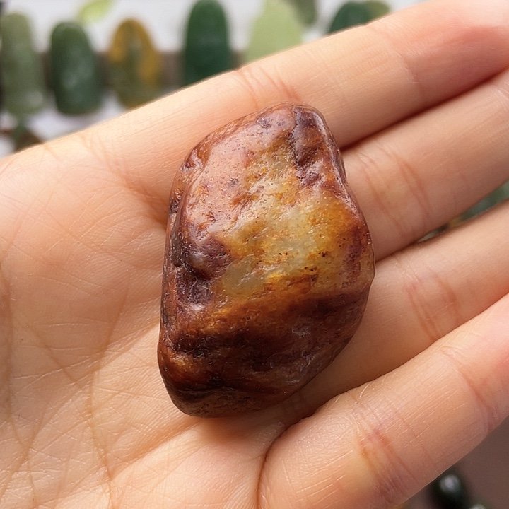 岫岩河磨玉（透闪石质玉）颈饰未镶嵌W****弯