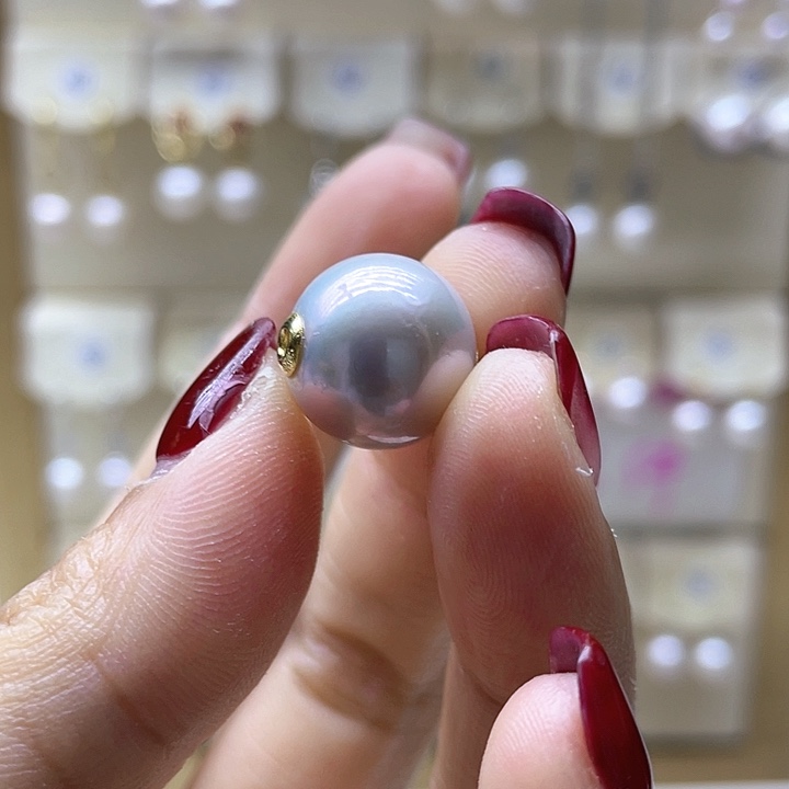 淡水珍珠颈饰银S925镶嵌