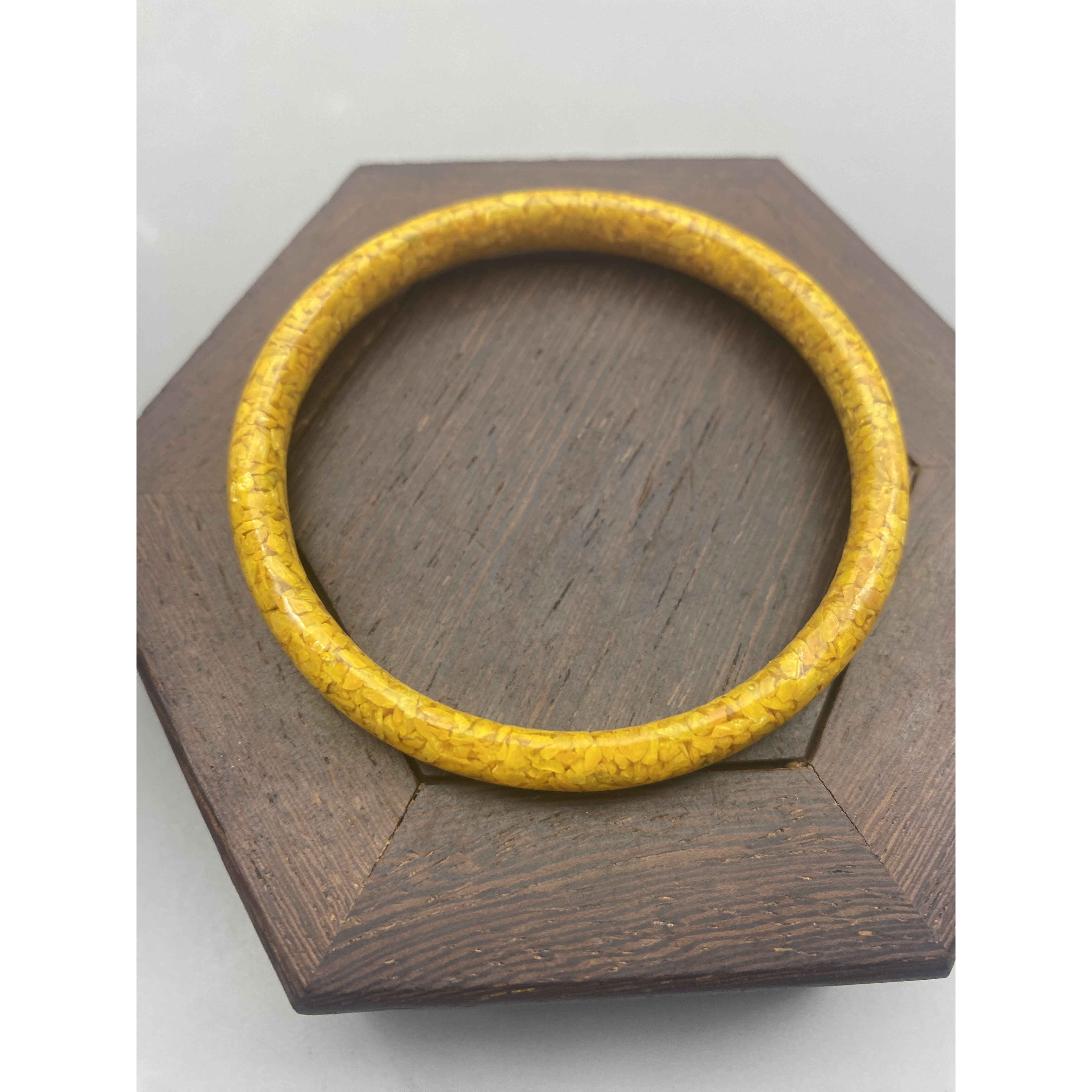 非金属树脂手镯 X243-经典款黄色内心经手镯