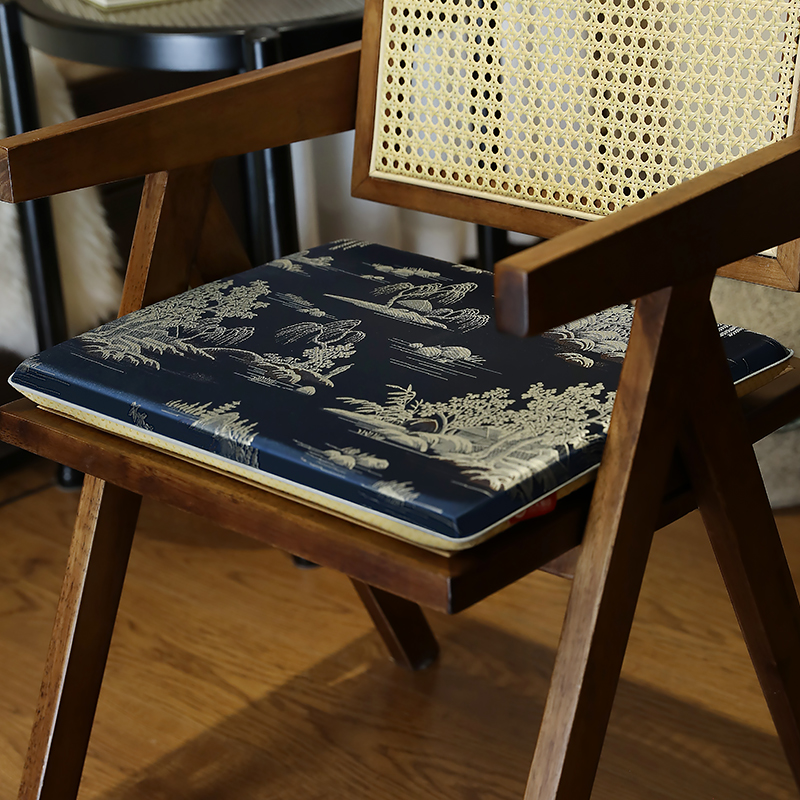 新中式红木沙发坐垫实木茶椅垫圈椅太师椅官帽椅餐椅垫子椅子凳子