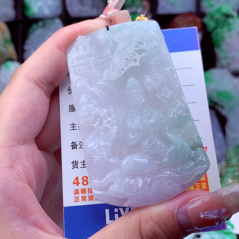 【闪购商品】翡翠颈饰未镶嵌挂件