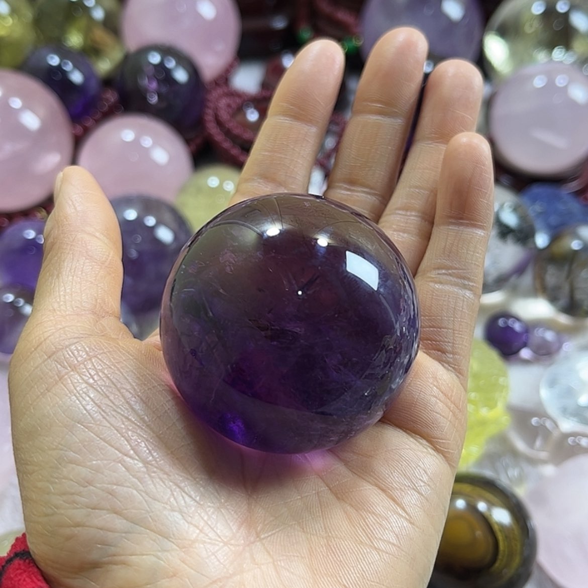 【闪购商品】水晶摆件球未镶嵌