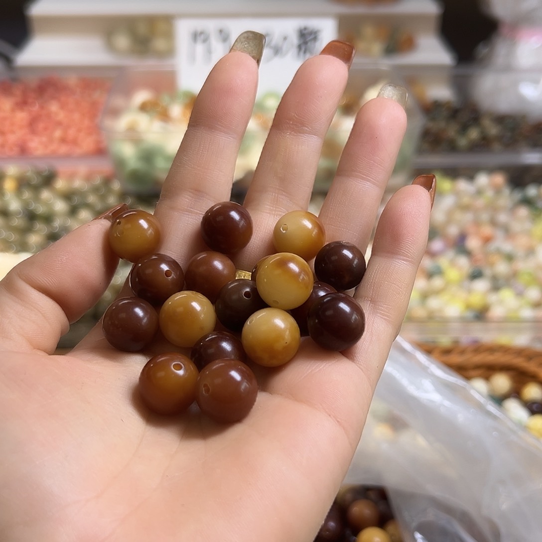 菩提根/象牙果吊坠瑕疵大小混虎破花皮150颗有坏