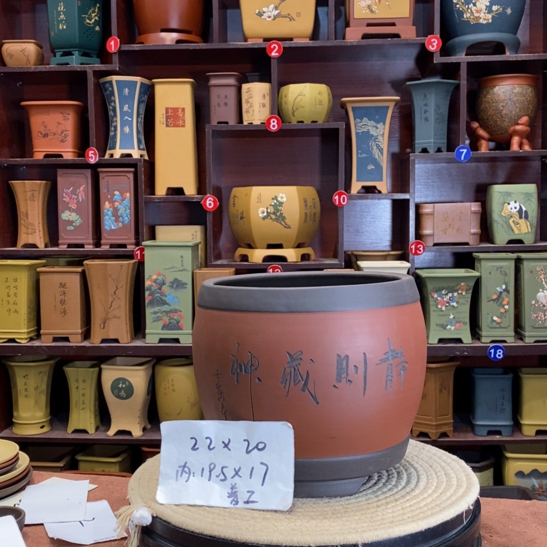 紫砂花盆紫砂艺术