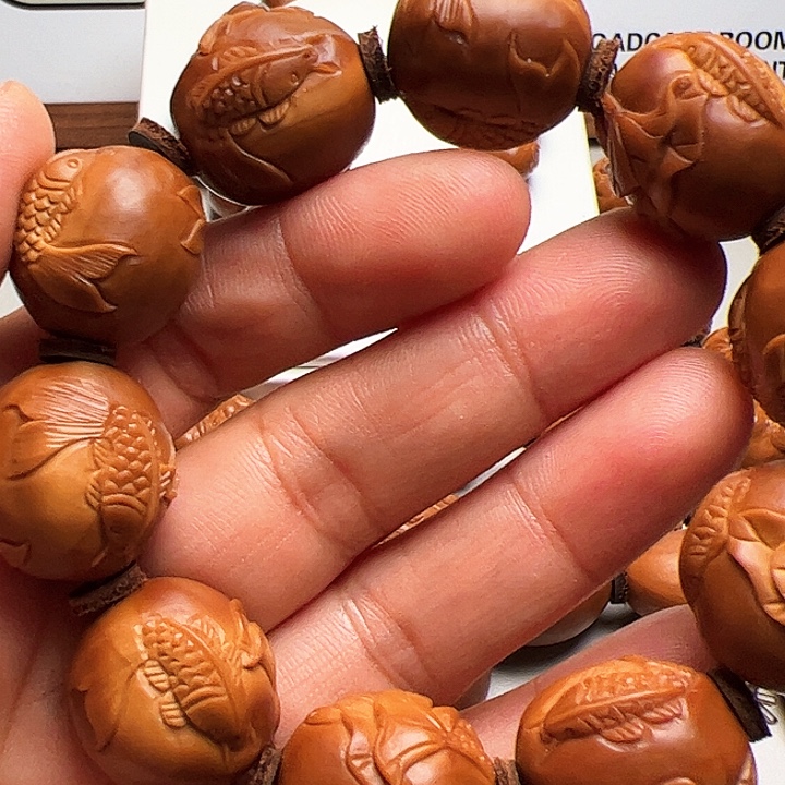 手串/手链橄榄核莲花鱼