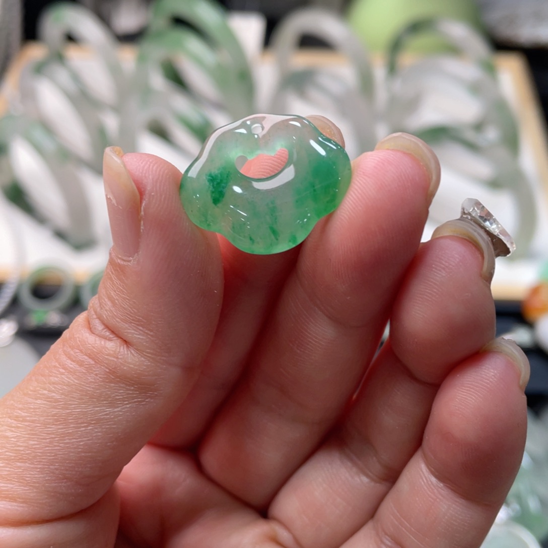 吊坠(不含链)未镶嵌石英质玉松*、