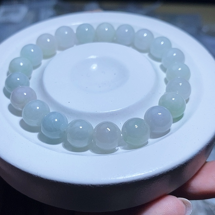 未镶嵌手串翡翠天然缅甸A货翡翠卡9.0