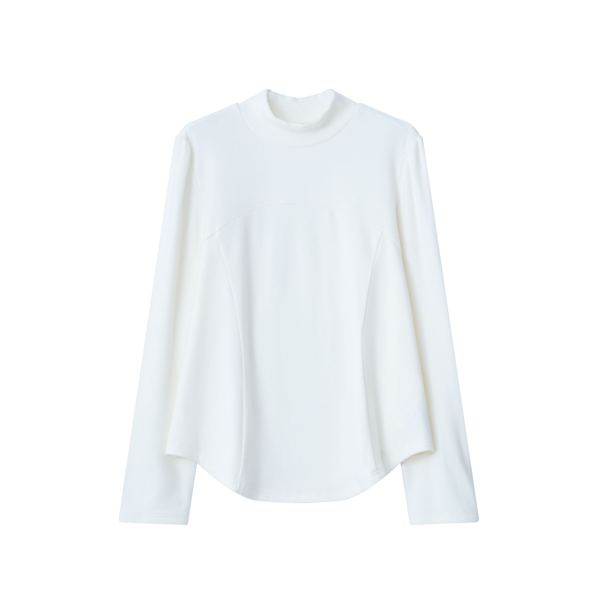 楠序源子微胖女装2024秋冬显瘦时尚百搭圆领打底上衣DD8737