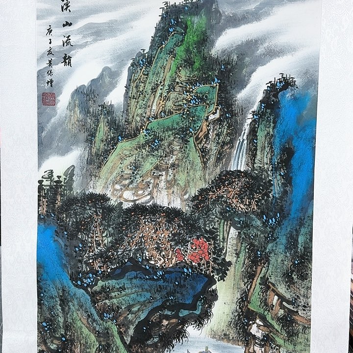 国画书法作品多次参加